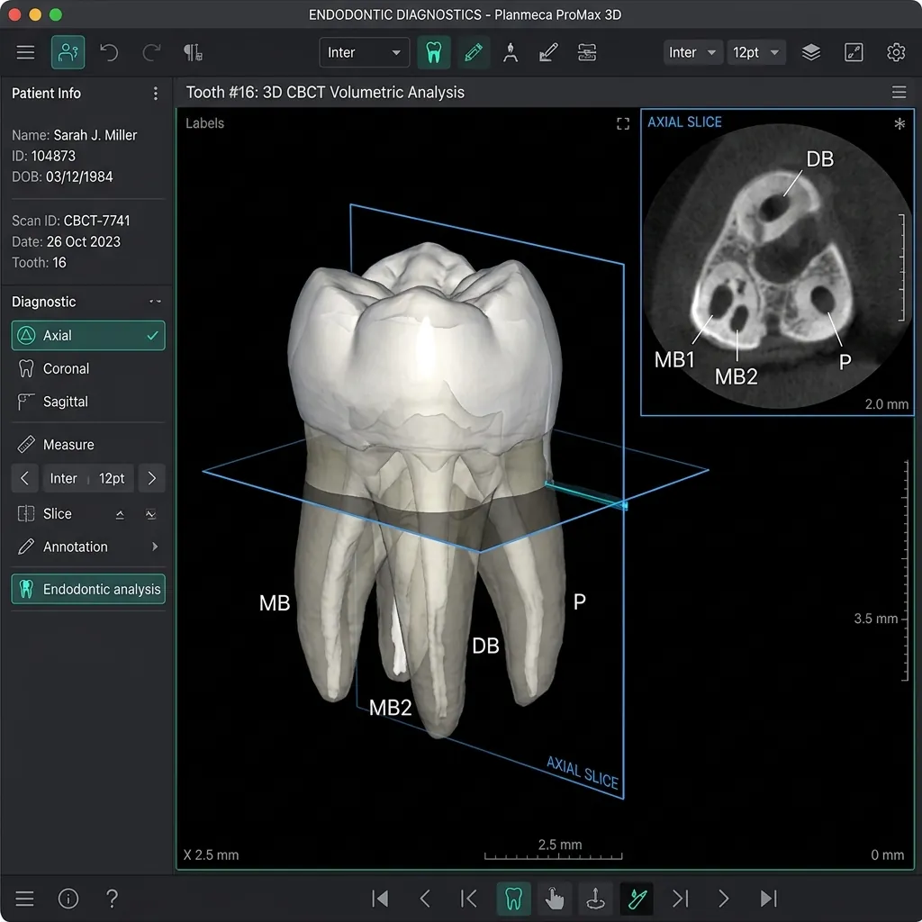 Planification 3D Endodontie